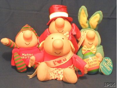 Ziggy Lot of 4 Stuffed 